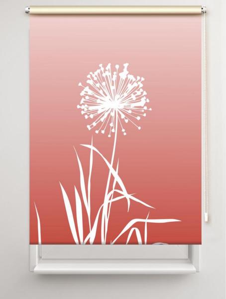 Rollo Allium 24 blanco pfeffer, Rollo, Motivrollo, Rollo mit Druck, Fotorollo, bedrucktes Rollo, Fensterrollo,verdunkelndes Rollo, Sonnenschutz Rollo